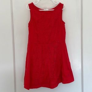 Red/orange tank dress